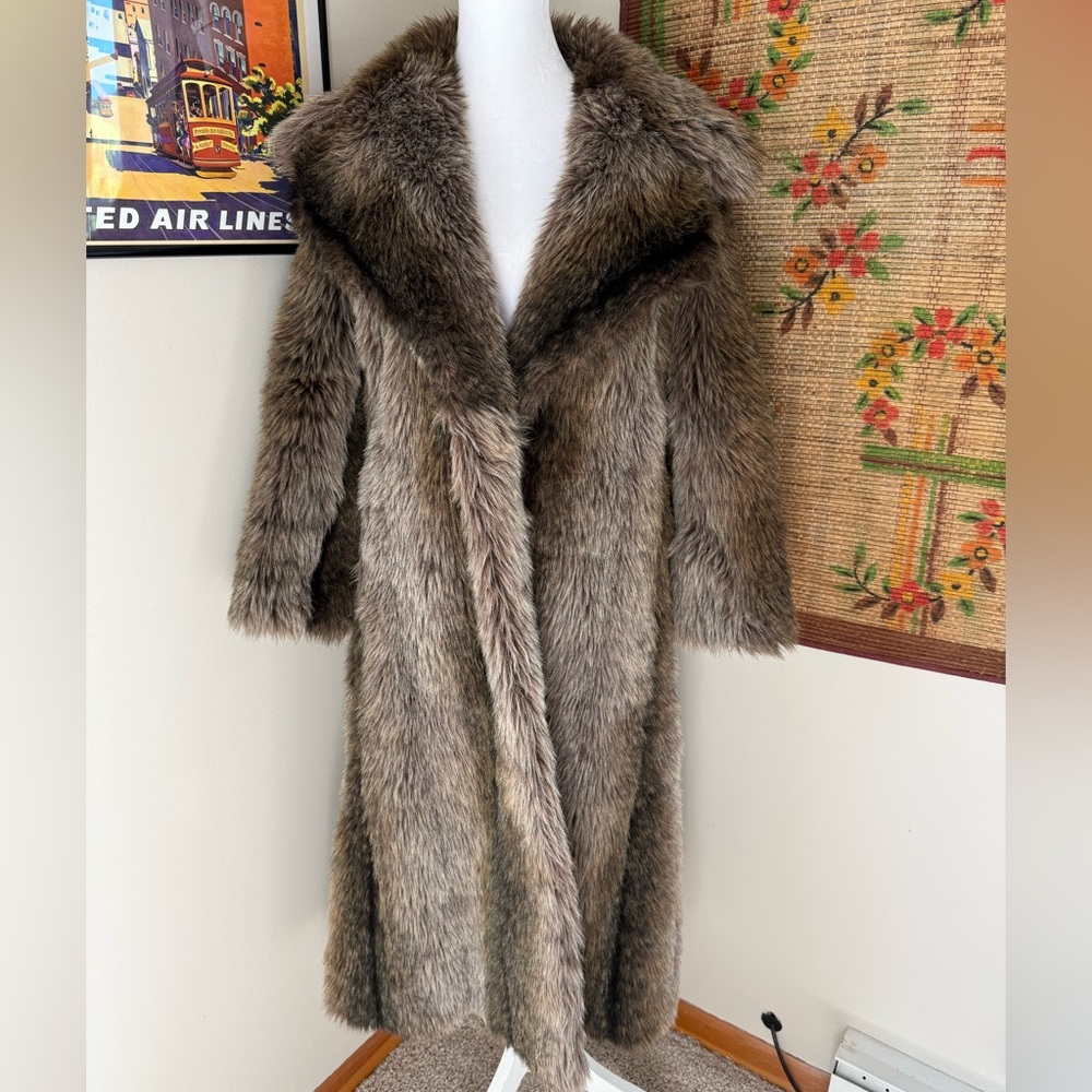 Elegant Faux Fur Coat